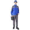 2Pcs/Set Welding Work Clothes Stand Collar Long Sleeve Zipper Closure Jacket Long Pants Set Reflective Strips Tear-Resistant Workwear