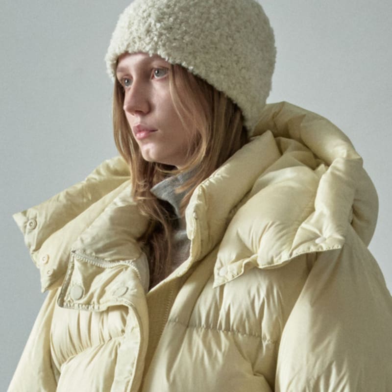 

FACADE PATTERN Alpaca Essential Beanie_3color MELANGE BEIGE