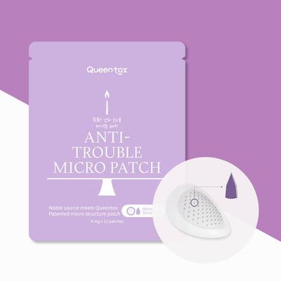 QUEENTOX Acne Anti-Trouble Micro Needle Patch 12pcs