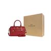 Coach Rowan 15 Signature Embossed Pattern Letter Logo Smooth Calfskin Shoulder Crossbody Tote Mini Women Handbags Red CC944-IMF8Q