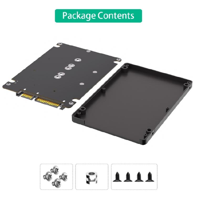M.2 NGFF Msata SSDs To SATA3.0 2.5inch SSDs Enclosure Hard Disk Case Enclosure M.2 SSDs Adapter for 2230 2242 2260 2280