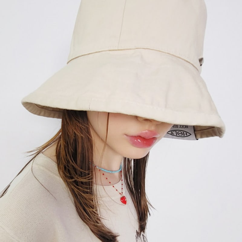HOLY NUMBER 7 Holy Spear Bucket Hat_beige