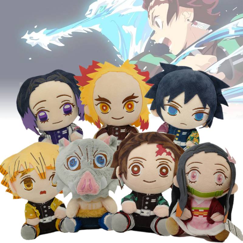 Demon Slayer Tanjirou Nezuko Plush Toy Stuffed Doll Pp Cotton Filled Fans Gift
