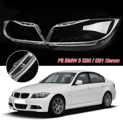 Car Front Headlight Headlamp Lens Cover For BMW 3 E90 E91 2005-2012 Only For Xenon Headlights 4769886123 Lampshade Shell