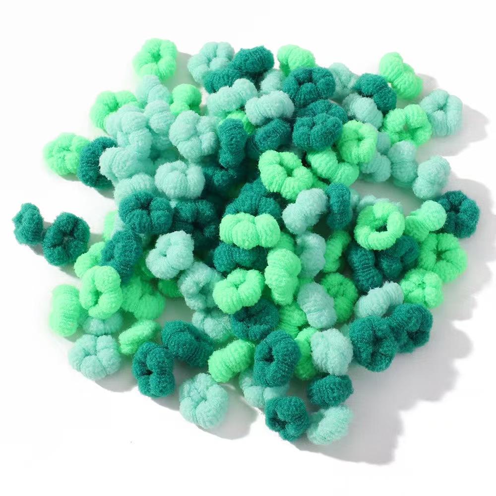 100 pieces of children's elastic hair bands, colorful hair bands, ponytails, rubber bands, small hair bands and hair accessories