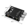 Zk-502Mt Bluetooth 5.0 Subwoofer Amplifier Board 2.0 Channel High Power Audio Stereo Amplifier Board 2X50W Bass Amp