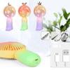Handheld Small Fan Portable Lanyard  Desktop Student USB Charging Fan