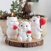 Cute 3D Bear Silicone Candle Mold DIY Plaster Ornament Confession Love Aromatherapy Soap Resin Chocolate Mould Home Decor