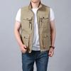 Fishing Suit Pattern Work Suit Group Suit Outdoor Sports Tooling Vest Men'S MultiBag Vest Large Size