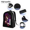 Demon Slayers Backpack for Women Men Waterproof College School Kokushibo Bag Printing Bookbag
