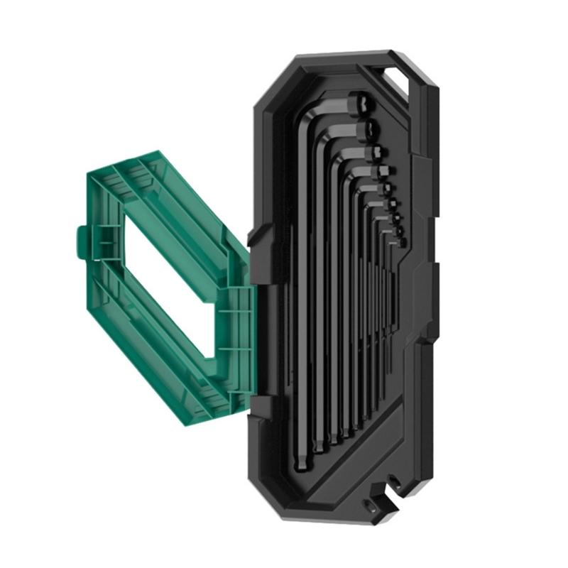 9 Piece L Type Wrench Set Steel Hex Allens Key Tool L Type Wrench For Automotive Repair And DIY Maintenance 1