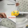 1pc Vibrant Floral Flannel Kitchen Floor Mat Machine Washable for Entrance Kitchen Living Room Laundry Bathroom Home Decor