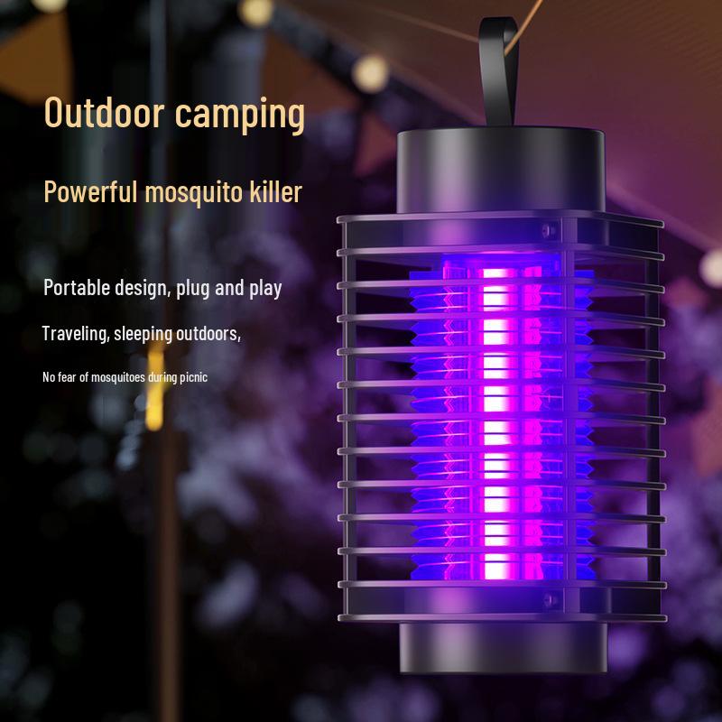 Wiederaufladbare tragbare Mückenvernichter-Lampe für Innen- und Außenbereich – Wandmontage/Schreibtisch, USB-betrieben für Schlafzimmer & Zuhause.
