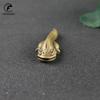 New Strange Retro Brass Creative Tadpole Statue Small Ornament Copper Animal Sculpture Home Desk Decoration Tea Pet Key Chain
