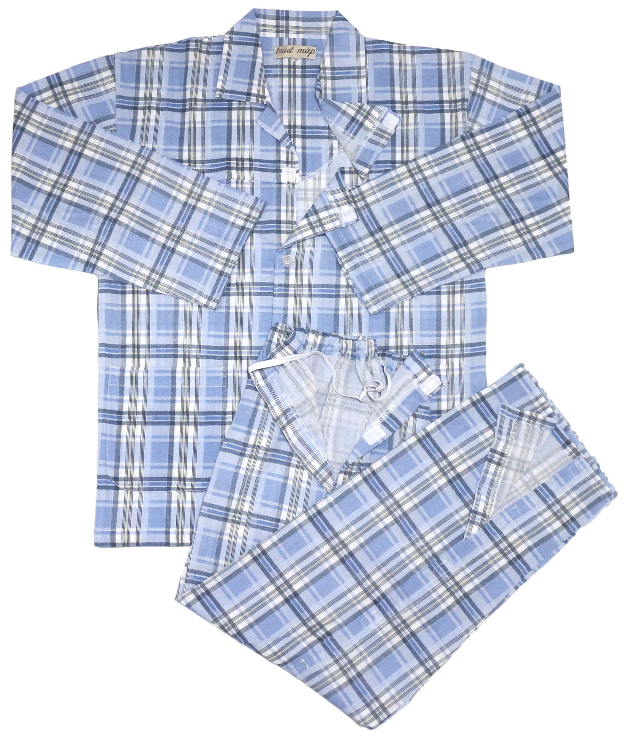 

Пижама Trust Map для Хлопок для тех, кому требуется внутривенное введение и переодевание Мужская полная длина Мужская, Летняя, Легкая, 100% [Для ухода, лежачих, госпитализированных,