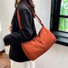 Korean Style Simple Crossbody Bag Solid Color Dumpling Bag Fashion Versatile Shoulder Bag  Ladies