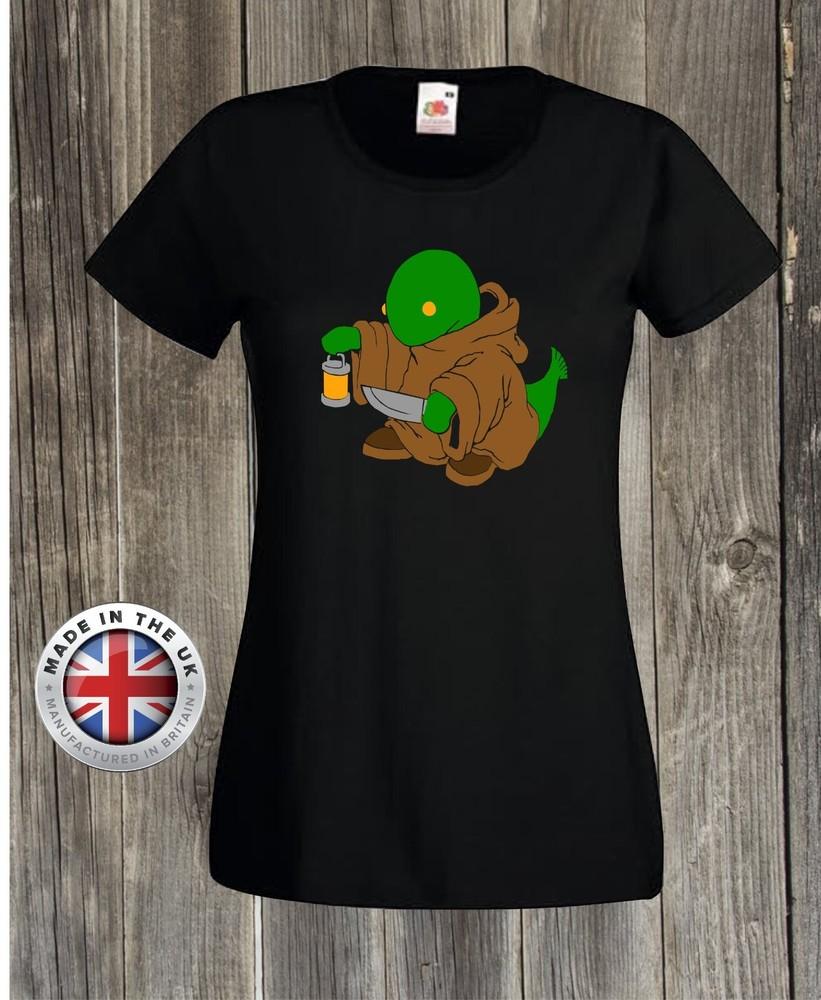 Final Fantasy t shirt Tonberry  tshirt, black,unisex,childrens and ladies fitted S