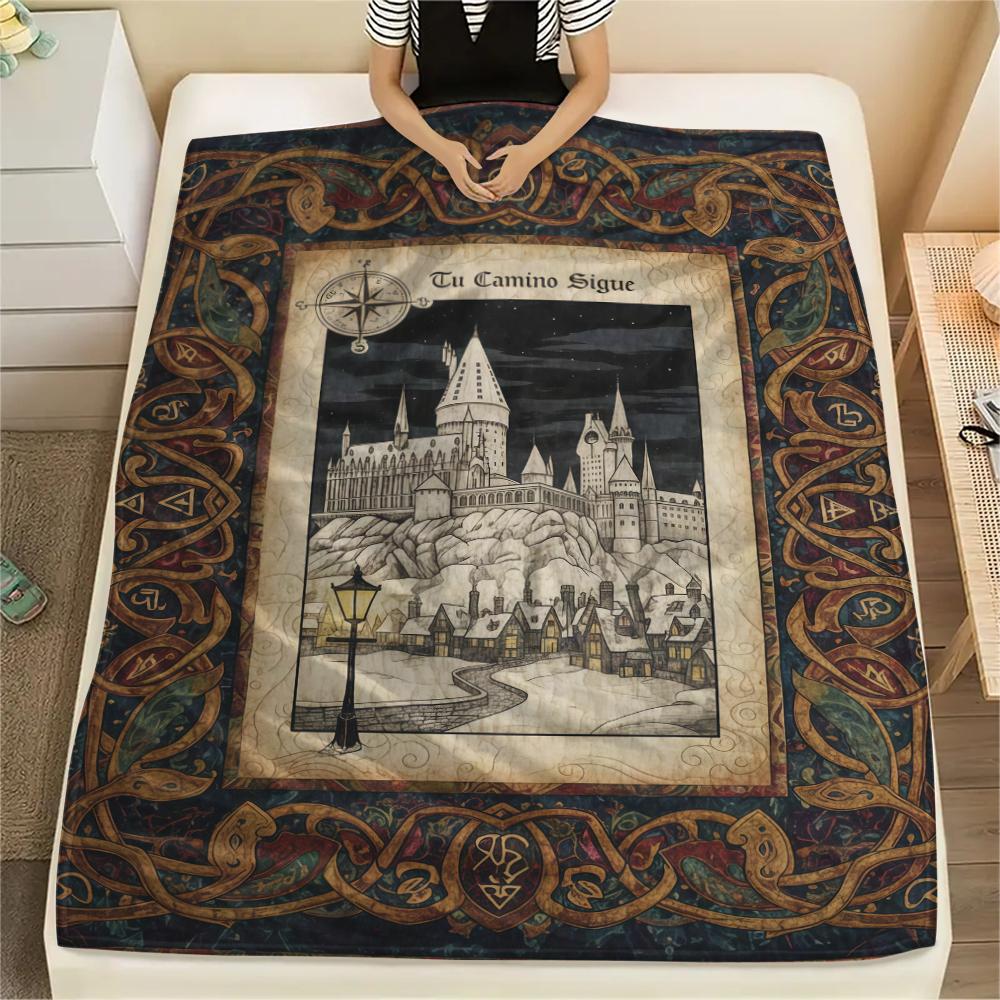 1 Stück Flanelldecke mit Cartoon-Druck, Hohe Qualität, Bequem für alle Jahreszeiten, Heimdekoration, Wärme und Komfort, Perfekt als Weihnachts- oder Geburtstagsgeschenk