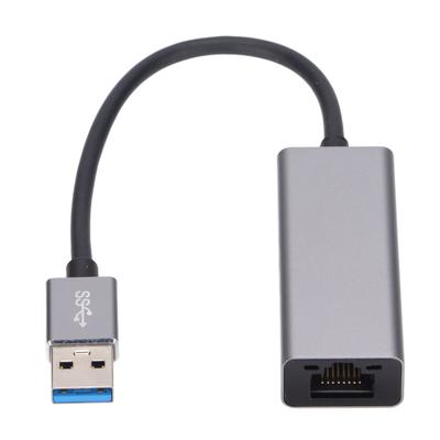 USB 3.0 Ethernet Adapter Aluminum Wired Gigabit Ethernet Network Adapter Compatible for Switch