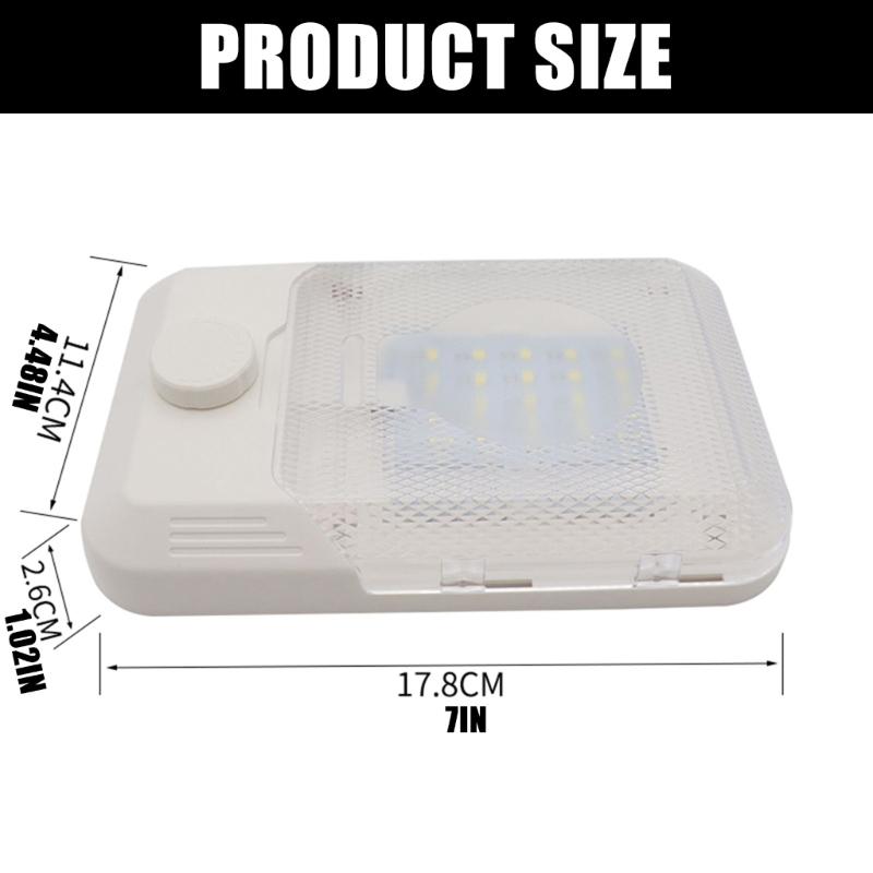 RVs Lights Brightness Adjustable Interior Light Bright Dome Light for RVs Campers Trailer Boat 6500K Ceiling Light
