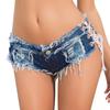 2024 Summer Women's European & American Low-Waist Denim Shorts - Sexy Nightclub Style