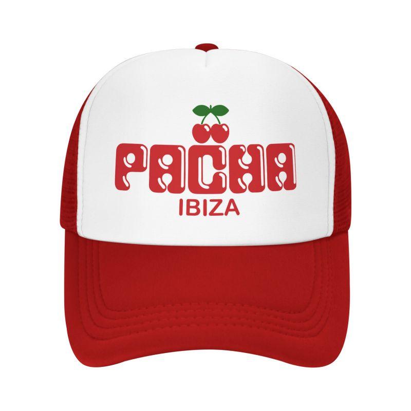 

Preppy Cherry PACHA IBIZA Baseball Caps Unisex Breathable Mesh Cap Adults Summer Casual Sun Hat Coquette Leisure Snapback Hat Adjustable