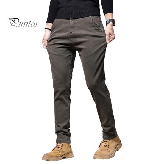 

Мужские повседневные брюки прямого кроя, однотонные, с карманами, застежкой-молнией, гладкие, быстросохнущие, для улицы, длинные брюки 30 кофейный