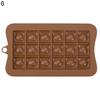 Sjokoladeform Block Dots Design Varmebestandig silikongodteri kjeksformpanne