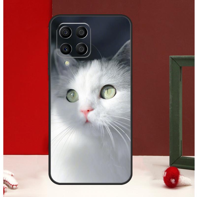 Custodia per Occhi Fissanti di Gatto Per Samsung Galaxy M12 M32 M52 M06 M16 M36 M56 M33 M15 M55 M31 M13 M14 M53 M35 M34 M54