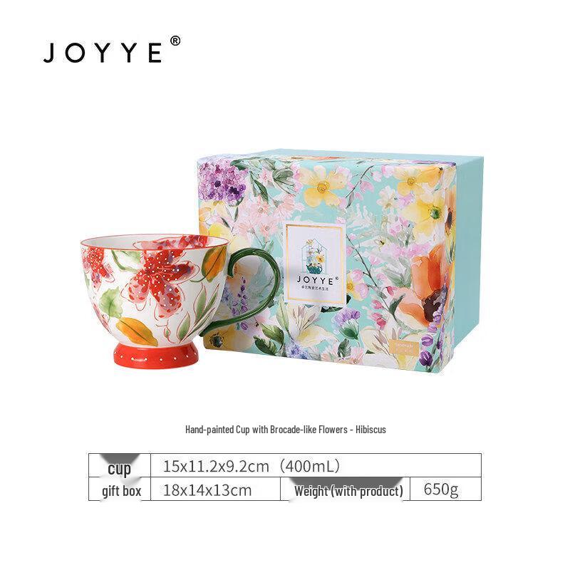 JOYYE Hand-Painted Underglaze Ceramic Mug