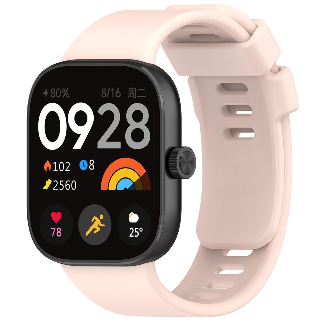 Klasický oficiální silikonový řemínek pro Xiaomi Redmi Watch 4 Náhradní pásek Náramek pro Redmi Watch 4 Měkký TPU řemínek na zápěstí Doplňky