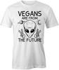 VEGANS ARE FROM THE FUTURE TShirt Tee Short-Sleeved Cotton CLOTHING S1WSA204