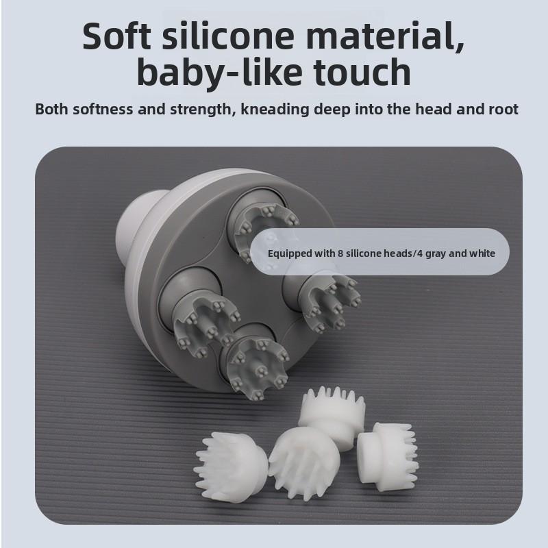 

Новый массажер для головы питомца в виде кошачьей лапы, бытовой электрический разминающий вибрационный, зарядный массажер для кожи головы