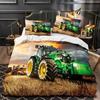 Boys Tractor Construction Cars Comfortable Duvet Quilt Cover Pillowcase Bedding Set Children Bedroom Decoration Home Textile