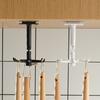 Kitchen Gadgets Accessories Bath Hook Wall Mounted 360° Rotating Coat Hanger