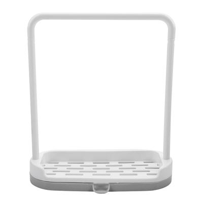 Keuken Afneembaar Bar Handdoek Droogrek Opberg Organizer Rek voor Vaatdoek Spons Zeep(Grijs)