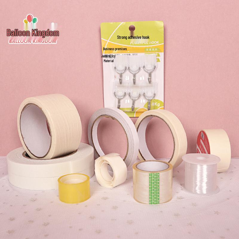 Double-Sided No-Trace Balloon Beauty Tape for Decorations & Fixing