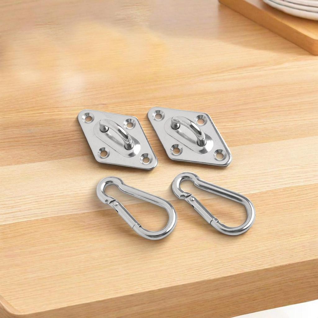 Zubehör Deckenaufhänger Haken Set Edelstahl Schaukel