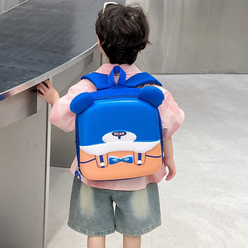 Bear Design Little Backpack Eva Material Cartoon Eggshell Pack For Carry Daily