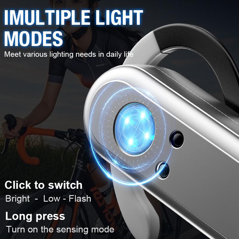 LED Headlamp Head Flashlight For Adults Removable Ear Hook Headlight Rechargeable Head Lights Waterproof With 3 Lighting Modes