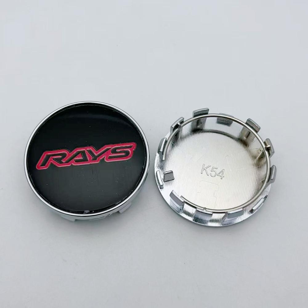 4ks 54mm 50mm RAYS Logo Znak Krytky Středu Kolečka Auta Krytky Středu Náboje Kola Kryt Proti Prachu Ráfku Krytky Náboje Náhradní Doplněk Pro Styling Auta