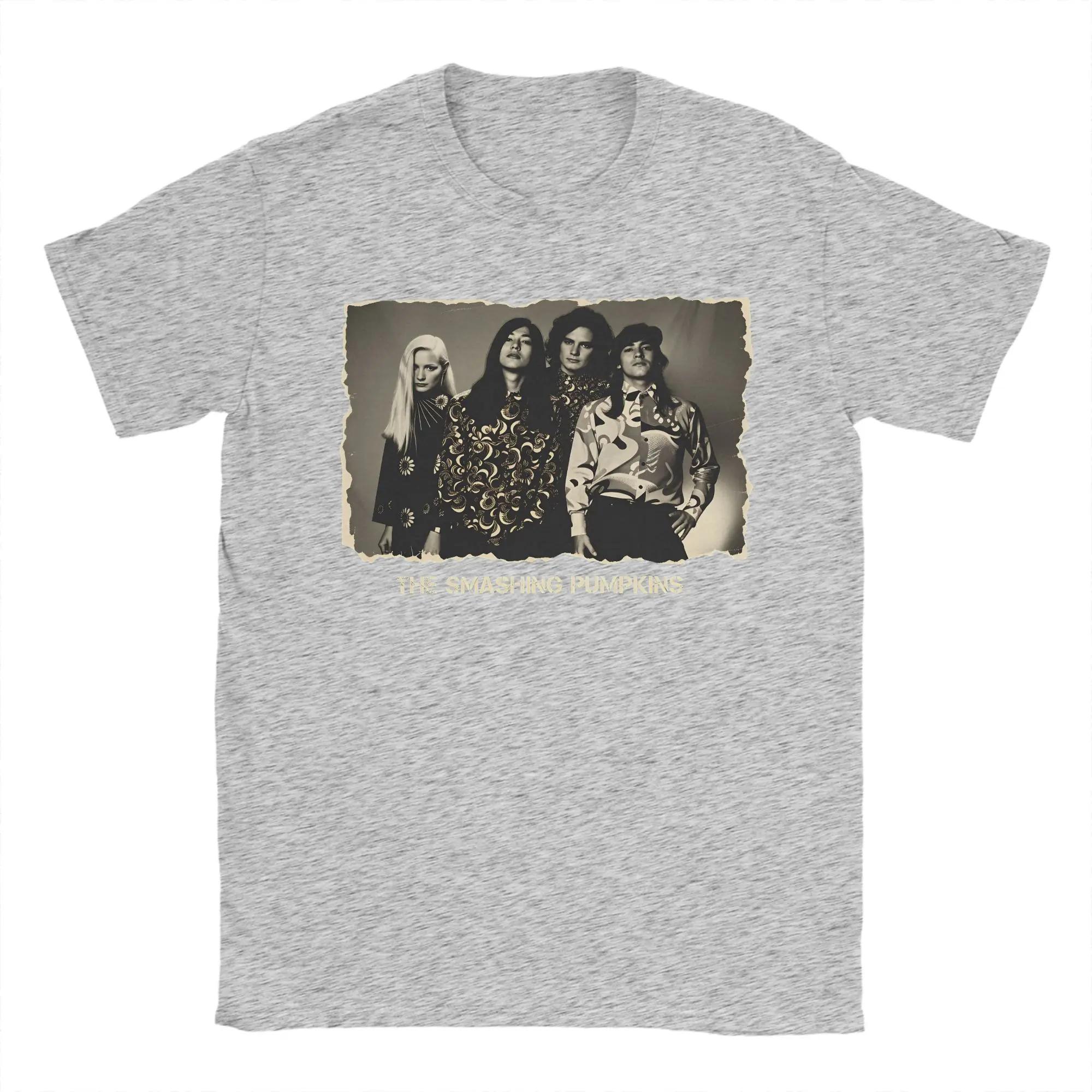 

The Smashing Pumpkins T-Shirt Beach Cotton T Shirts for Men Women Novelty Casual Tshirt Short Sleeve Retro Tops 5XL різнокольоровий