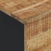 Highboard with 3 Doors 40x33x110 cm Solid Mango Wood & Iron