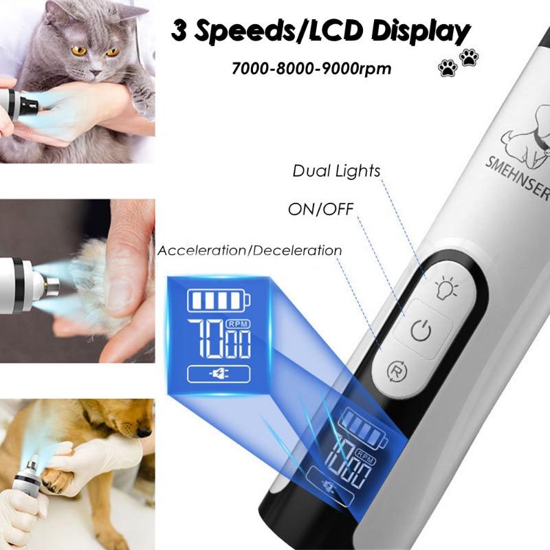 Schleifgerät für Hunde Nagelknipser Elektrischer Nagelknipser für Haustiere