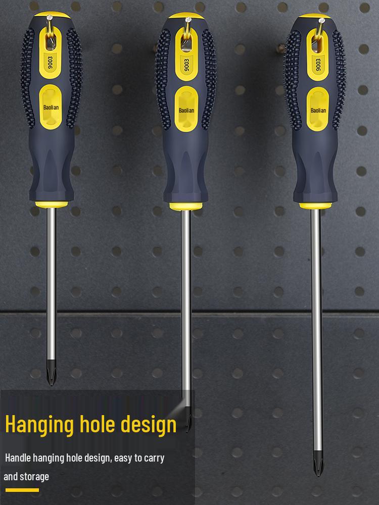 Przemysłowy Magnetyczny Zestaw Śrubokrętów Phillips i Płaskich - Zawiera Bardzo Twarde, Mocne i Małe Narzędzia