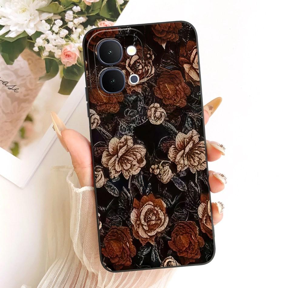 For Vivo Y31d Y51 Pro Y500i Cute Cat Flower Cartoon Phone Case For Vivo Y31D Y51Pro Y500i Soft Silicone Covers Bumpers