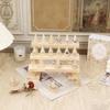 Simple solid wood cone ring display rack jewelry rack ring rack display jewelry rack live stream stall props