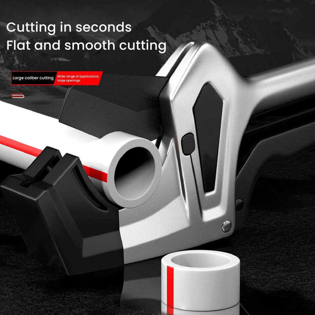 Ratschendes Rohrschneiderwerkzeug 0-2,95 Zoll SK5 legierter Stahl Selbstverriegelnde Ratsche PVC-Rohrschneider für Klempner