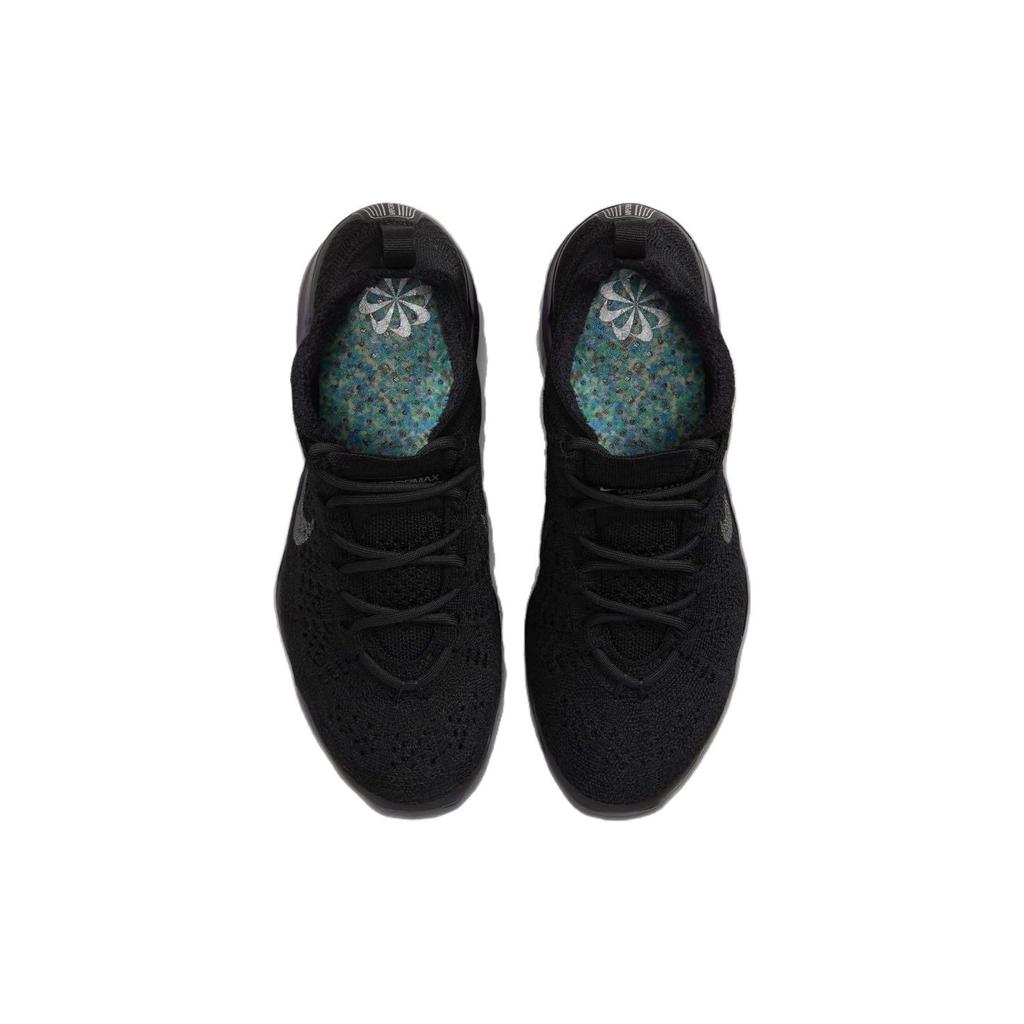 Nike Air VaporMax 2023 Flyknit Czarne Iridescentne Damskie Sneakersy Metaliczno-Srebrne Wielokolorowe FD3148-001
