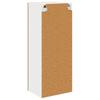 Hanging Cabinet with Door Rustic Wood Finish 40 X 31 X 100 Cm Particleboard